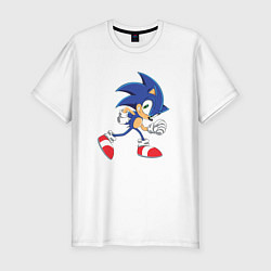 Футболка slim-fit Sonic the Hedgehog, цвет: белый