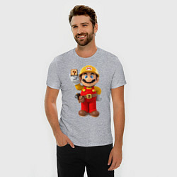 Футболка slim-fit Super Mario, цвет: меланж — фото 2