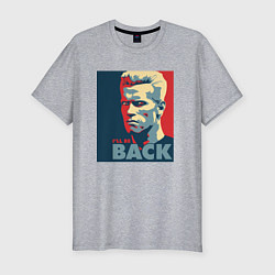 Футболка slim-fit I'll be back, цвет: меланж