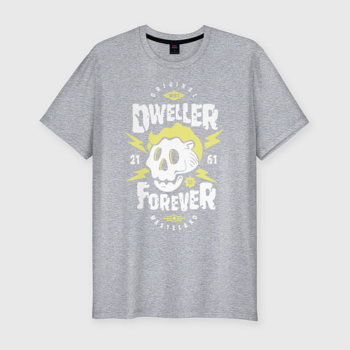 Мужская slim-футболка Dweller Forever / Меланж – фото 1