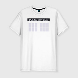 Футболка slim-fit POLICE BOX, цвет: белый