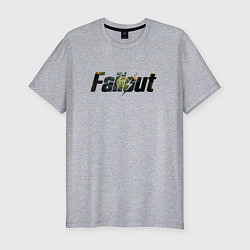 Футболка slim-fit Fallout 4: Gameplay, цвет: меланж