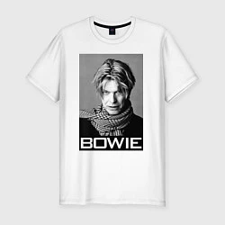 Футболка slim-fit Bowie Legend, цвет: белый