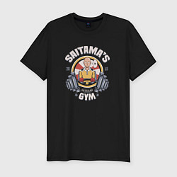 Футболка slim-fit Saitama's Gym, цвет: черный