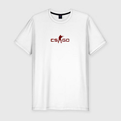 Футболка slim-fit Cs:go - Crimson Web Style Кровавая паутина, цвет: белый