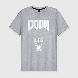 Футболка slim-fit DOOM: Years, цвет: меланж