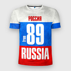 Футболка спортивная мужская Russia: from 89, цвет: 3D-принт