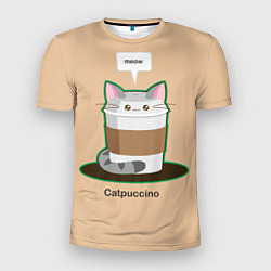 Футболка спортивная мужская Catpuccino, цвет: 3D-принт