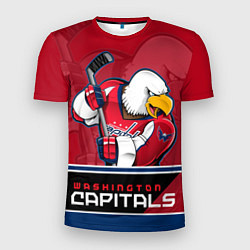 Футболка спортивная мужская Washington Capitals, цвет: 3D-принт