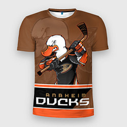 Футболка спортивная мужская Anaheim Ducks, цвет: 3D-принт