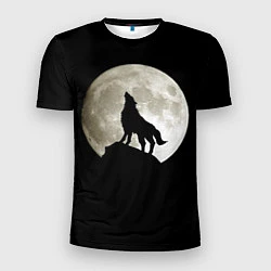 Мужская спорт-футболка Moon Wolf