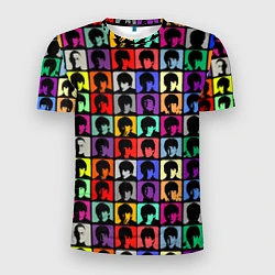 Мужская спорт-футболка The Beatles: pop-art