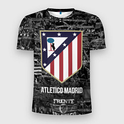 Футболка спортивная мужская Атлетико Мадрид, цвет: 3D-принт