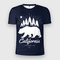 Футболка спортивная мужская California Republic, цвет: 3D-принт