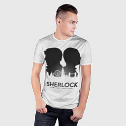 Футболка спортивная мужская Sherlock Edition, цвет: 3D-принт — фото 2