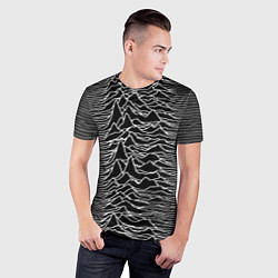 Футболка спортивная мужская Joy Division: Unknown Pleasures, цвет: 3D-принт — фото 2