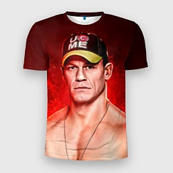 Футболка спортивная мужская John Cena: Flame, цвет: 3D-принт