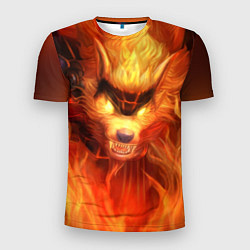 Мужская спорт-футболка Fire Wolf