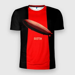 Мужская спорт-футболка Led Zeppelin: Red line