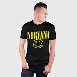 Футболка спортивная мужская Nirvana Rock, цвет: 3D-принт — фото 2
