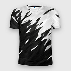 Футболка спортивная мужская Black & white, цвет: 3D-принт