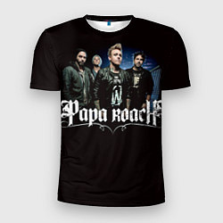 Мужская спорт-футболка Paparoach: Black style