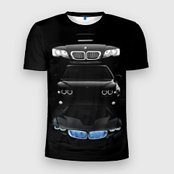 Футболка спортивная мужская BMW - models, цвет: 3D-принт