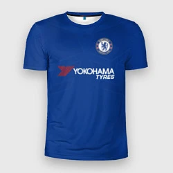 Футболка спортивная мужская Chelsea FC: Form 2018, цвет: 3D-принт