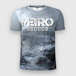 Футболка спортивная мужская Metro Exodus: Cold Winter, цвет: 3D-принт