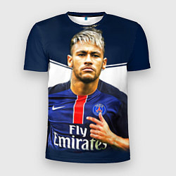 Футболка спортивная мужская Neymar: Fly Emirates, цвет: 3D-принт
