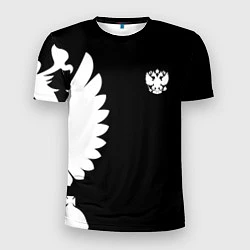 Мужская спорт-футболка Russia - Black collection