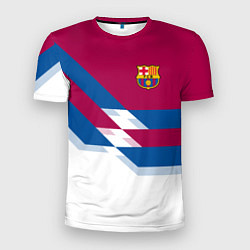 Мужская спорт-футболка Barcelona FC: White style