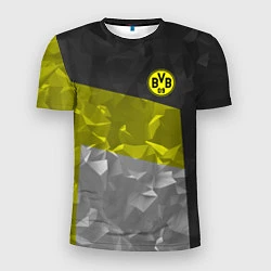 Мужская спорт-футболка BVB FC: Dark polygons