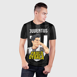 Футболка спортивная мужская FC Juventus: Paulo Dybala, цвет: 3D-принт — фото 2