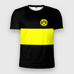Футболка спортивная мужская Borussia 2018 Black and Yellow, цвет: 3D-принт