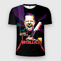Футболка спортивная мужская Metallica: James Alan Hatfield, цвет: 3D-принт