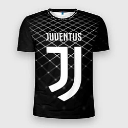 Мужская спорт-футболка FC Juventus: Black Lines