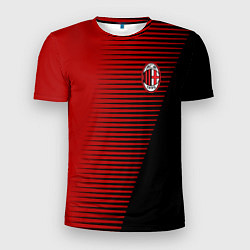 Футболка спортивная мужская АC Milan: R&B, цвет: 3D-принт
