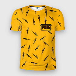 Футболка спортивная мужская PUBG: Yellow Weapon, цвет: 3D-принт