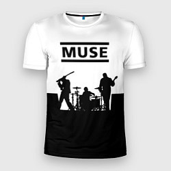 Футболка спортивная мужская Muse B&W, цвет: 3D-принт