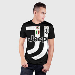 Футболка спортивная мужская FC Juventus: FIFA 2018, цвет: 3D-принт — фото 2