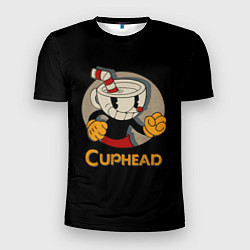 Футболка спортивная мужская Cuphead: Mugman, цвет: 3D-принт