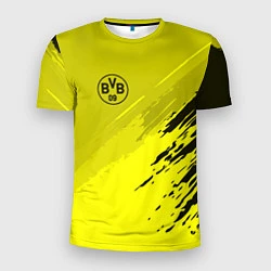 Футболка спортивная мужская FC Borussia: Yellow Original, цвет: 3D-принт