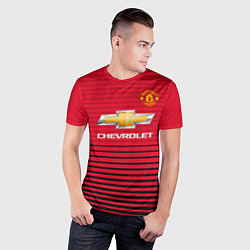 Футболка спортивная мужская FC Manchester United: Away 18/19, цвет: 3D-принт — фото 2