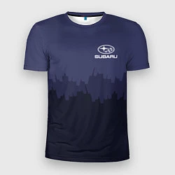 Мужская спорт-футболка Subaru: Night City