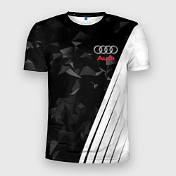 Мужская спорт-футболка Audi: Black Poly
