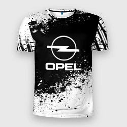Футболка спортивная мужская Opel: Black Spray, цвет: 3D-принт