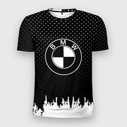 Футболка спортивная мужская BMW Black Style, цвет: 3D-принт