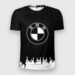 Футболка спортивная мужская BMW Black Style, цвет: 3D-принт