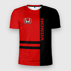 Футболка спортивная мужская Honda: Red Style, цвет: 3D-принт